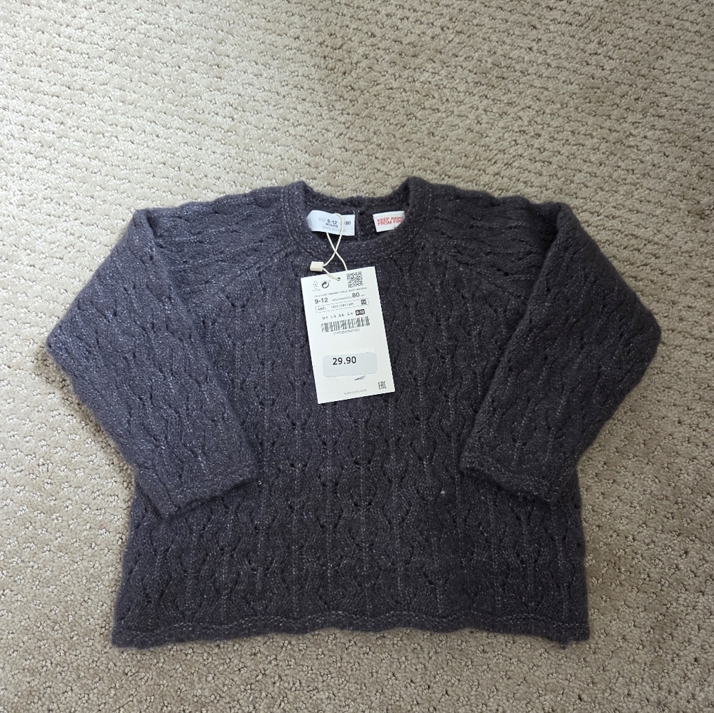 New Zara girl knit sweater
